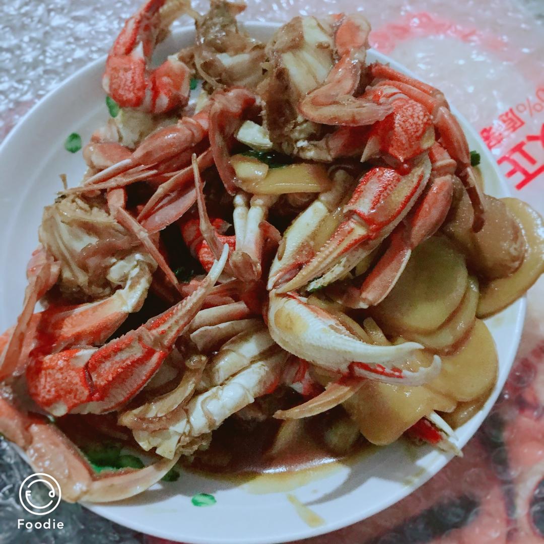 螃蟹炒年糕