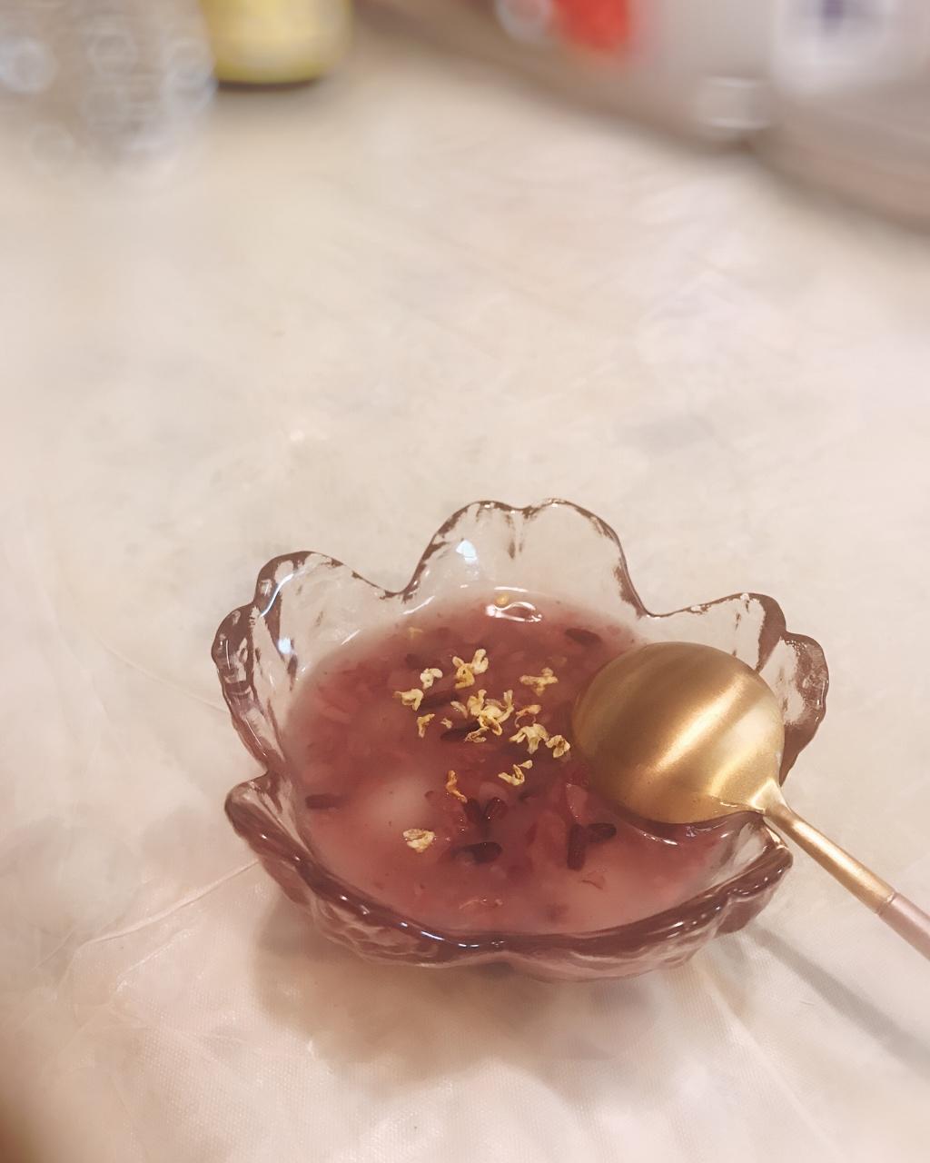 【桂花酒酿圆子】