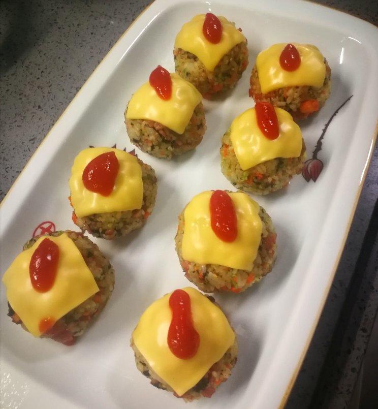【五彩小饭团】有米有菜，有肉有奶有海鲜🥰