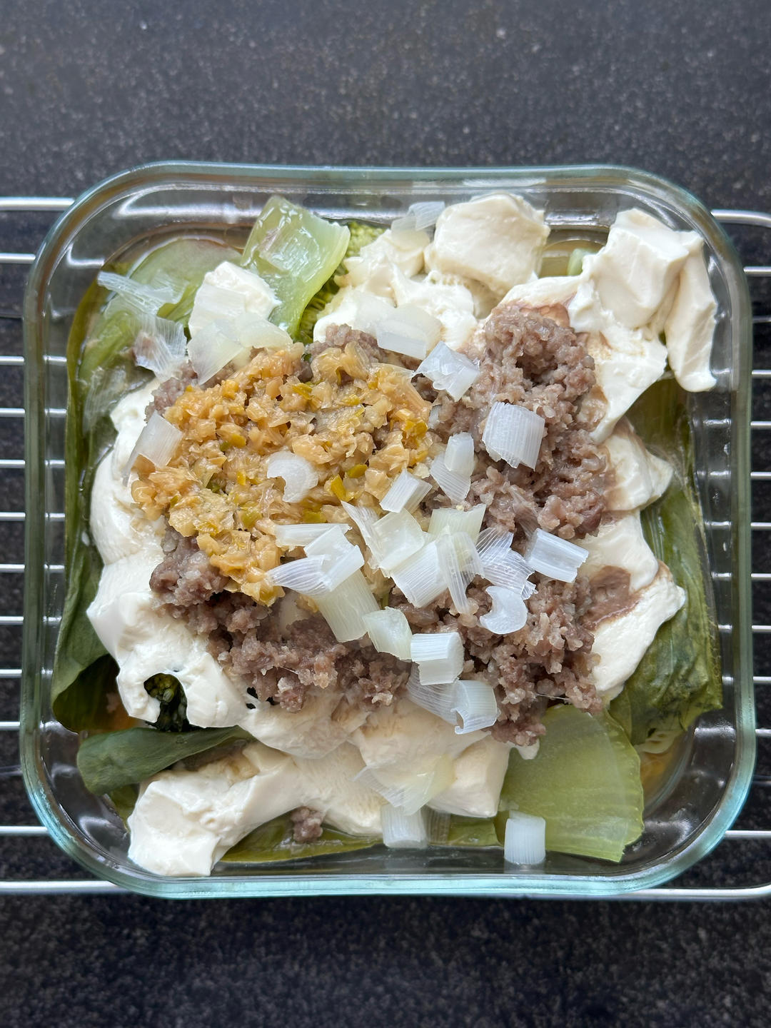 低卡营养蒸菜系列之西蓝花牛肉嫩豆腐土豆