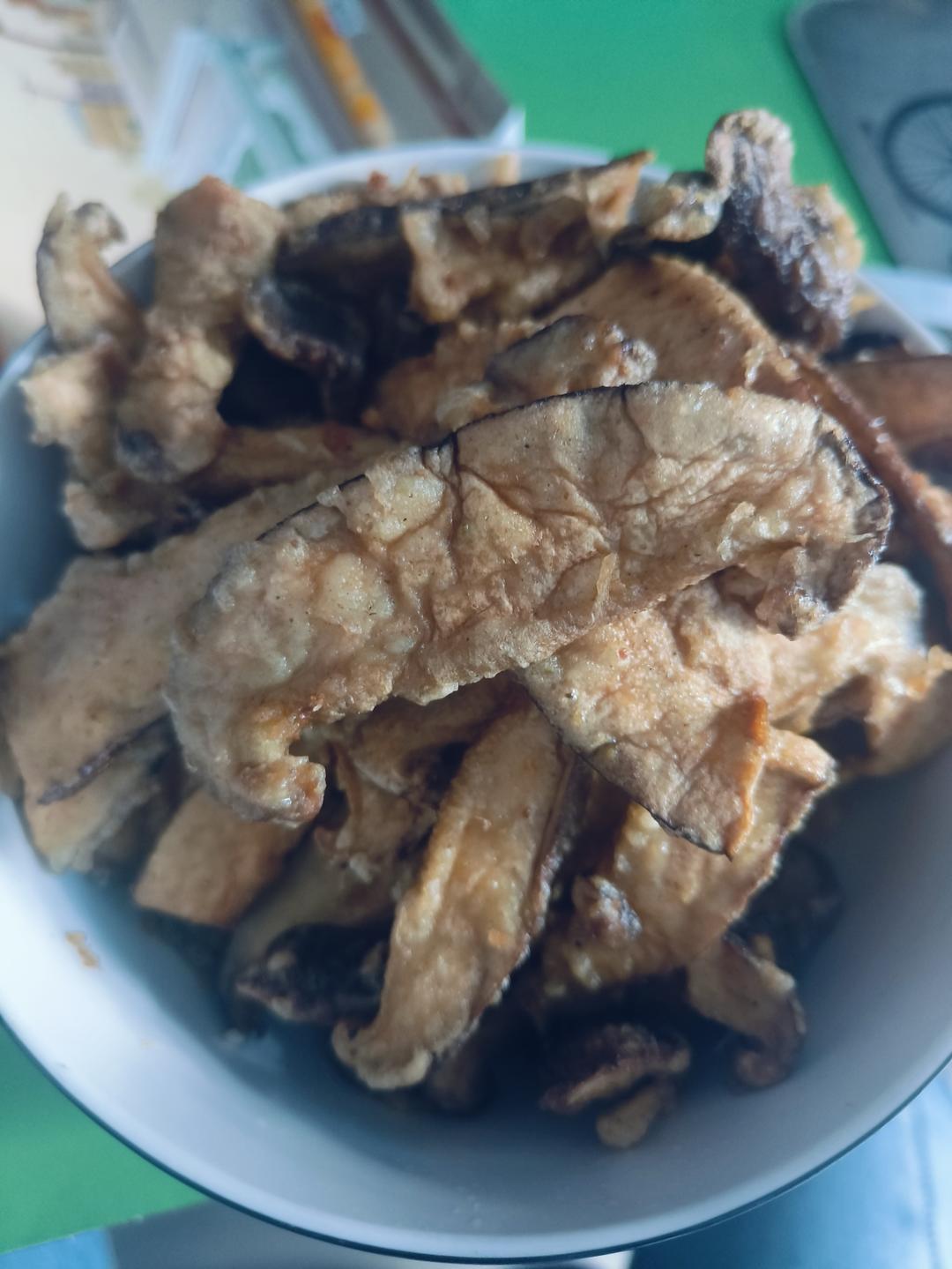 油炸香菇(金黄美味）