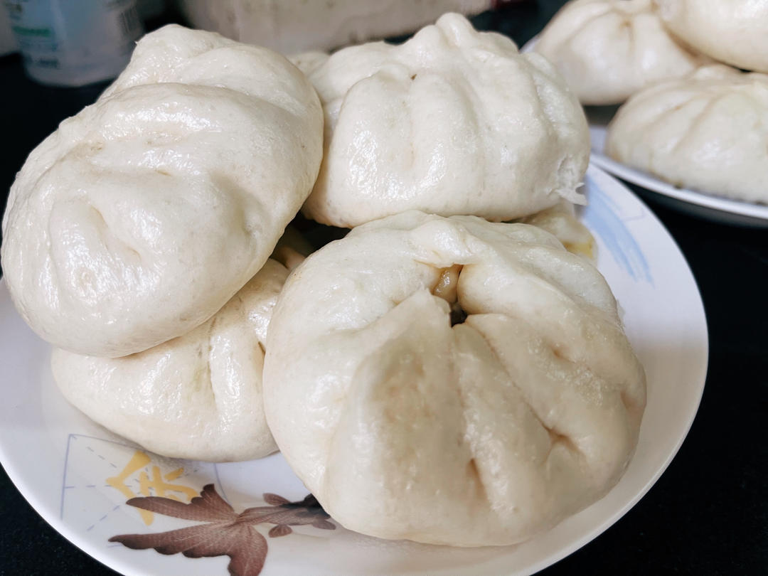 鲜肉包(‼️超嫩肉馅 松软多汁 免打水㊙️详细版)