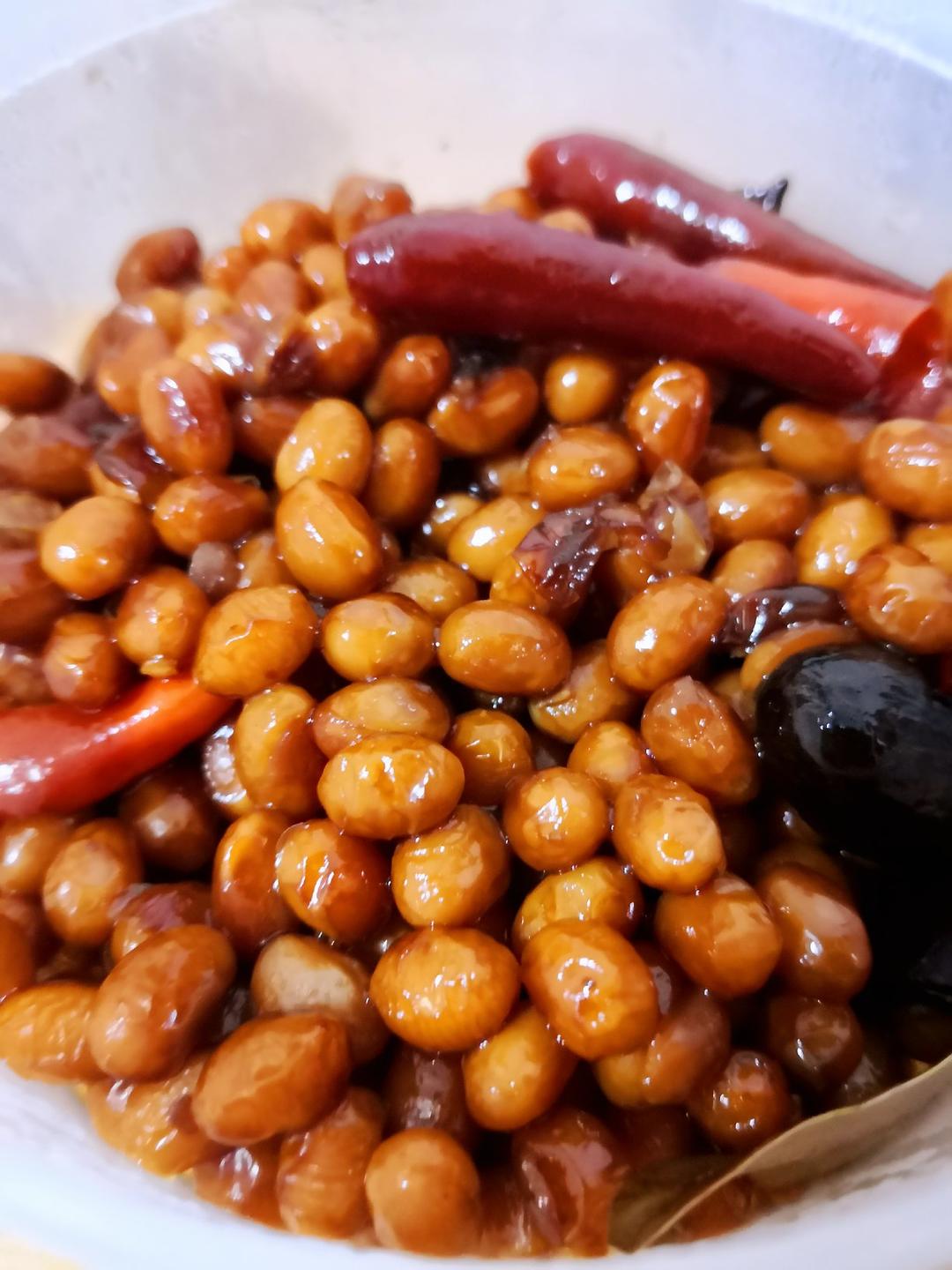 闪闪发亮的酱黄豆！零难度