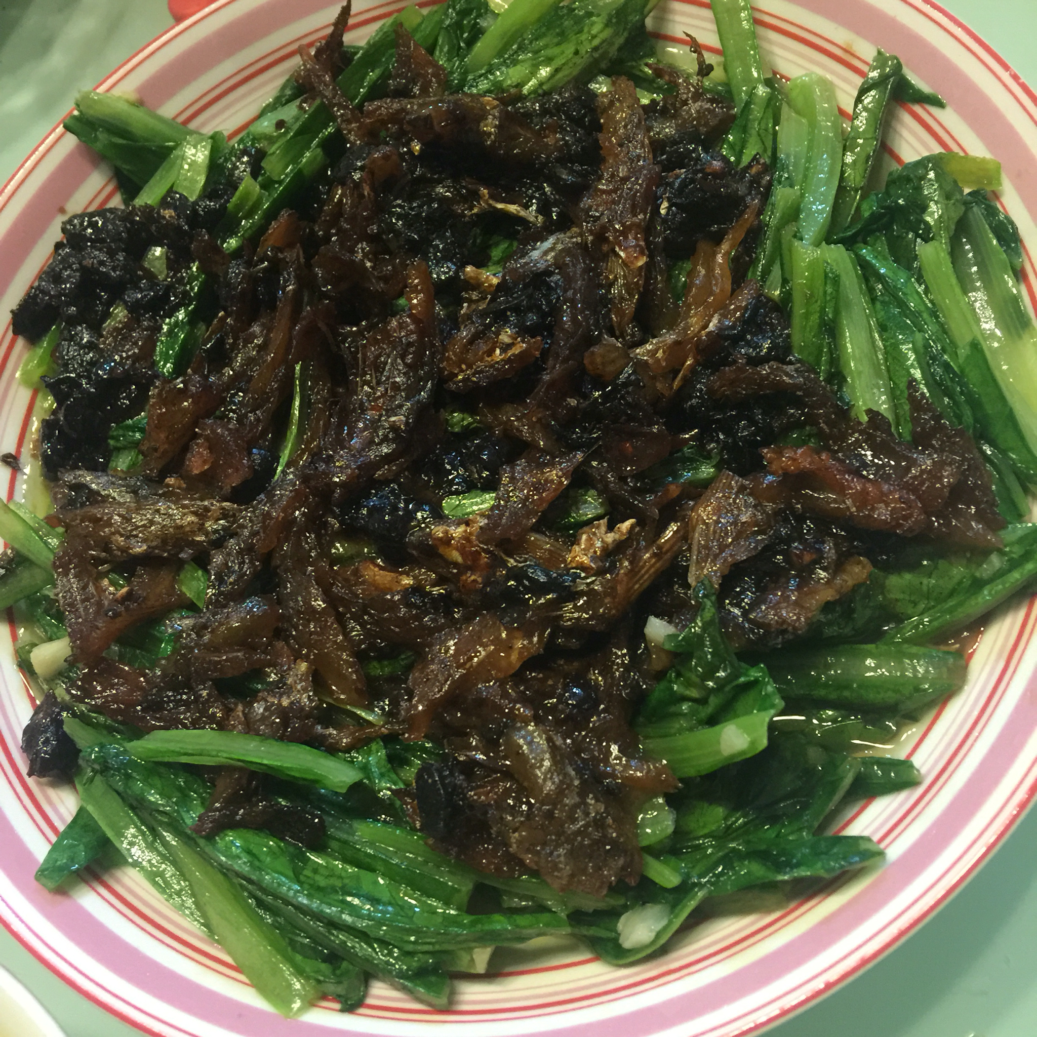 豆豉鲮鱼油麦菜