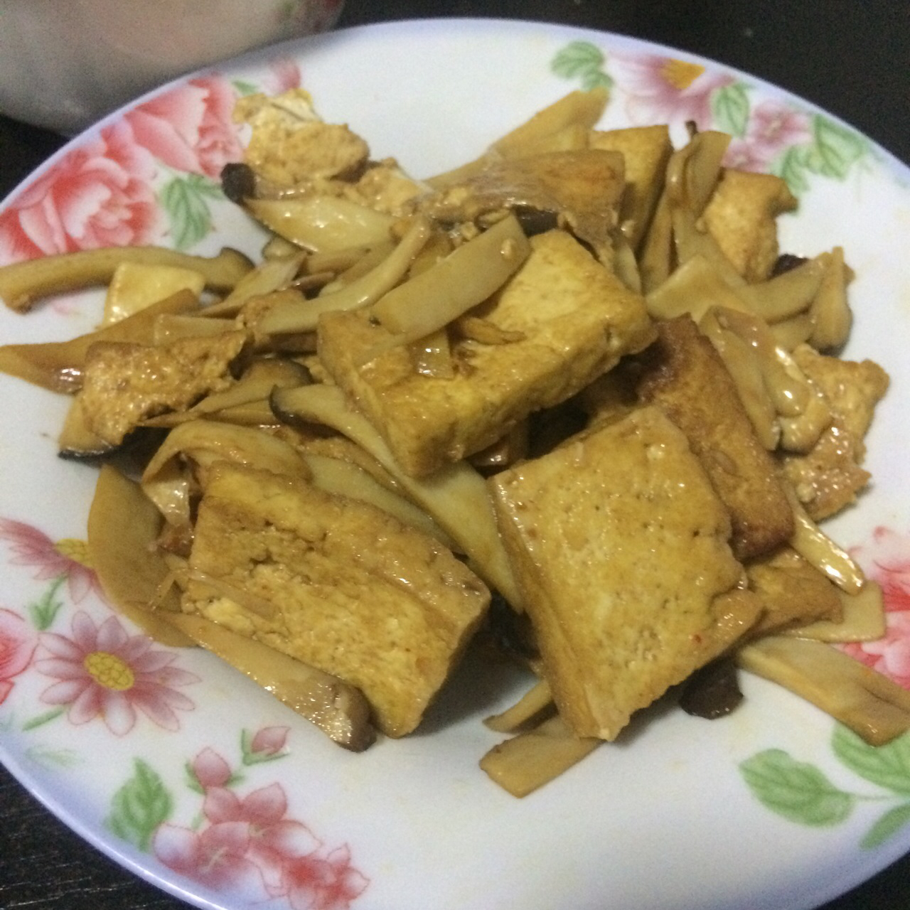 香煎豆腐杏鲍菇