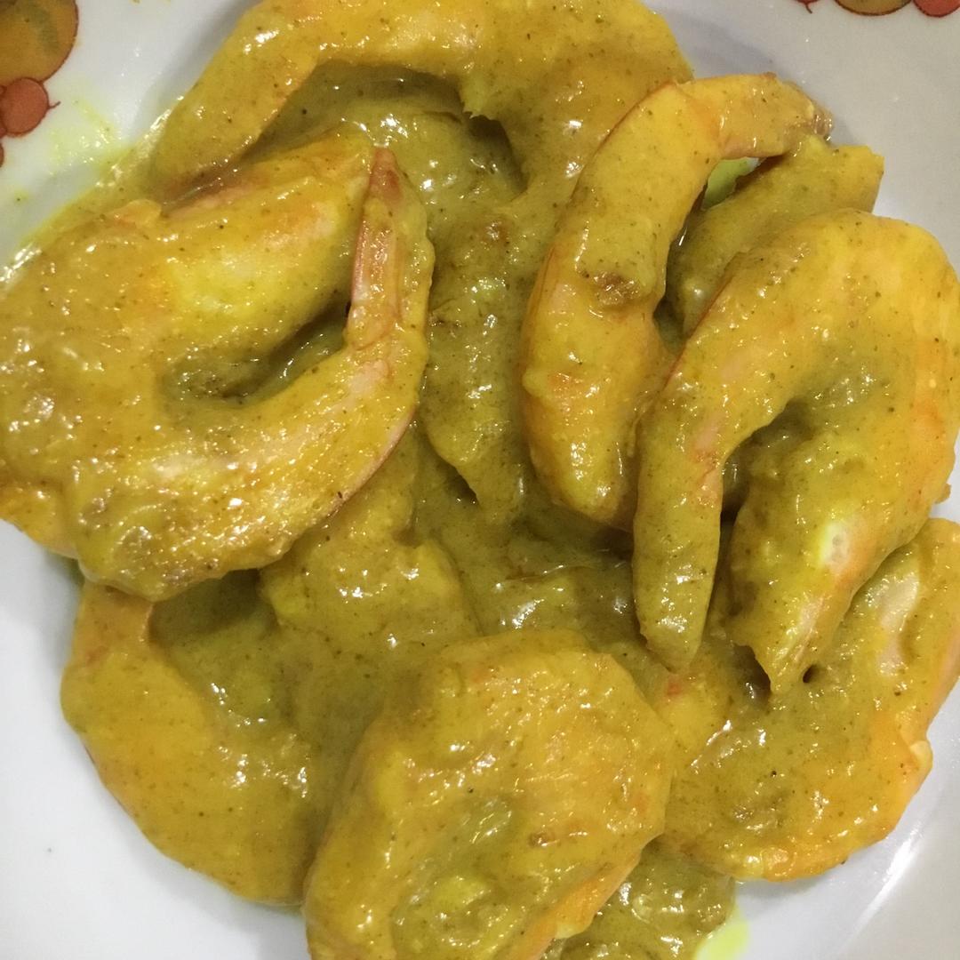 泰式咖喱虾
