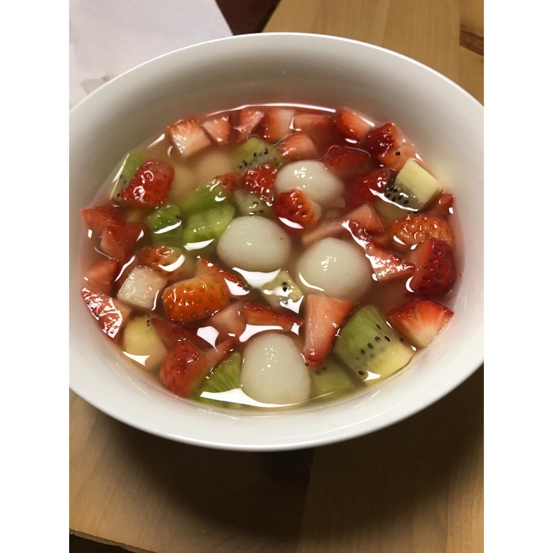 堂妈教你做水果小汤圆