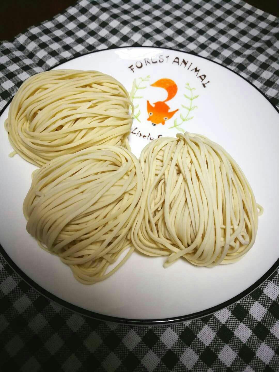 自制面条的做法