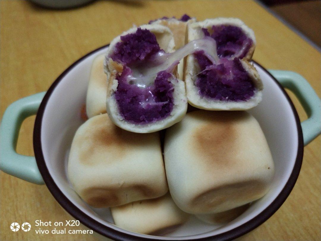 紫薯爆浆芝士仙豆糕  宝宝辅食食谱