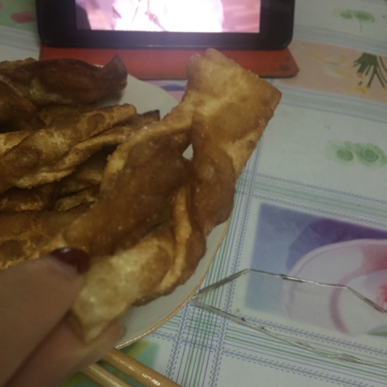 易做【馄饨皮排叉儿】