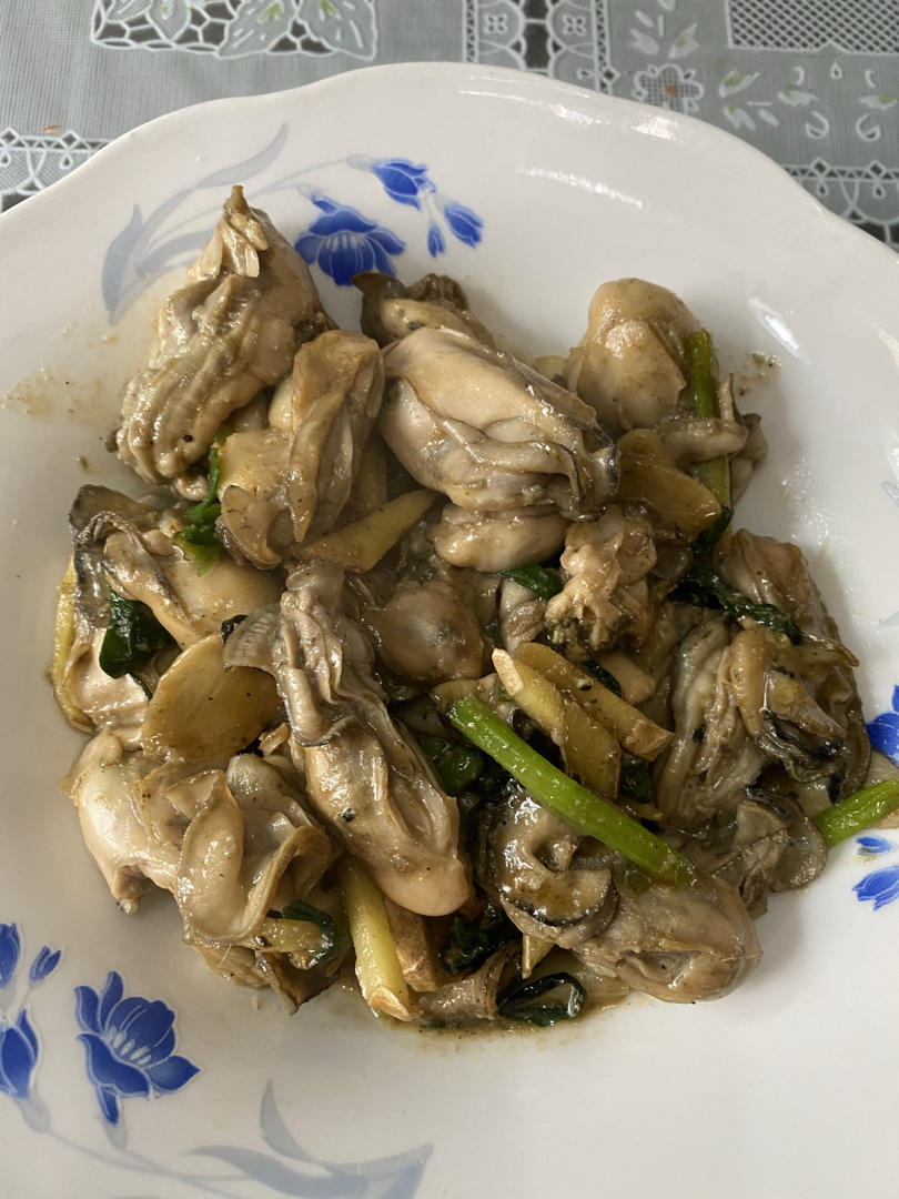 爆炒生蚝肉