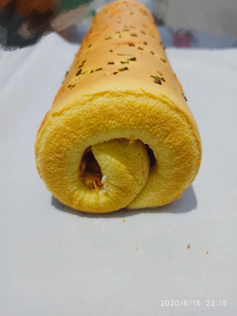 香葱肉松肥蛋糕卷～