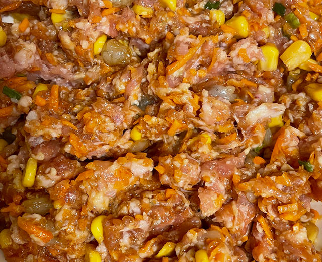玉米虾仁猪肉馅（含饺子冷冻方法）的做法
