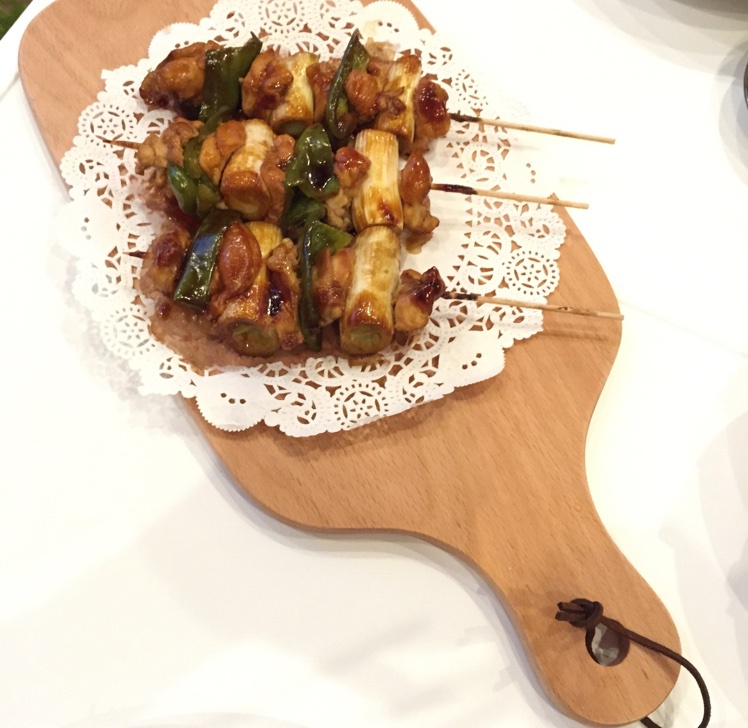 葱肉串 -- panasonic松下NU-JK100W热风蒸烤箱版