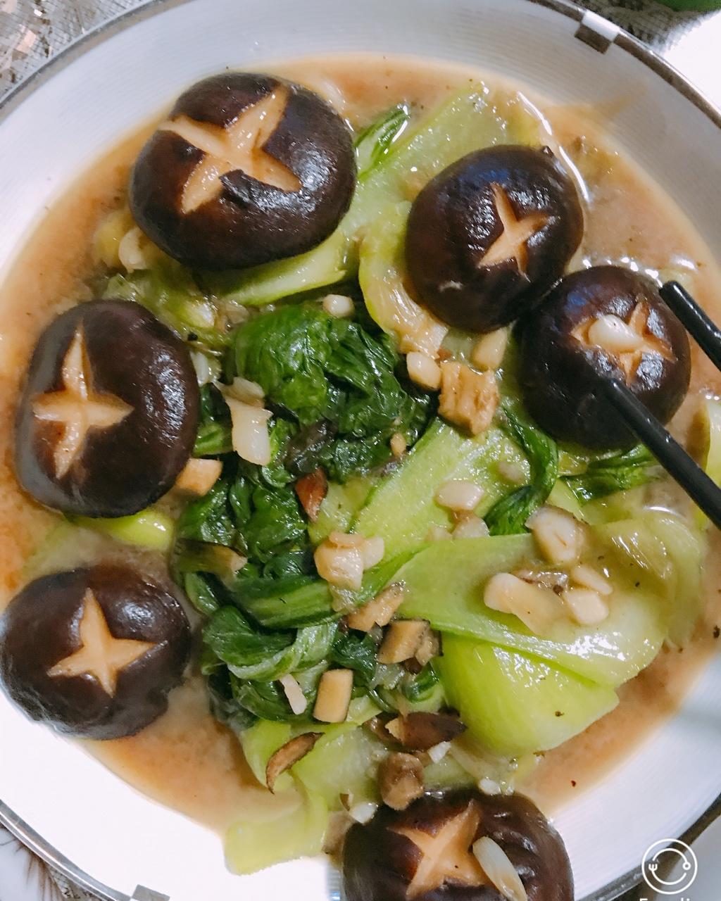 蚝油香菇小油菜