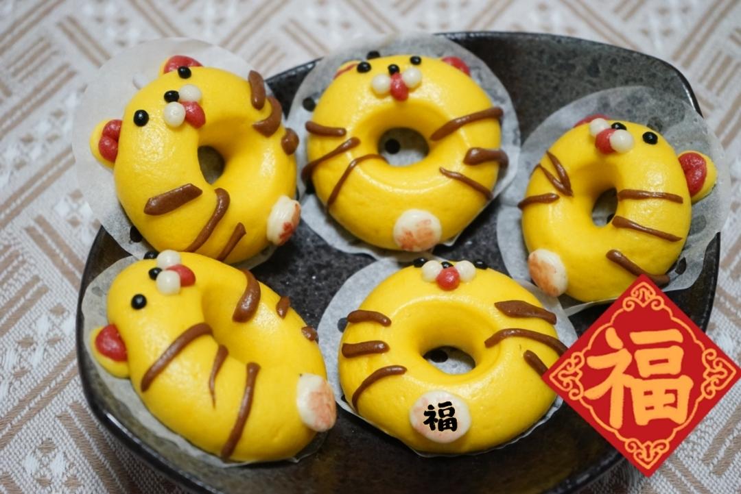 中式面点 I 小萌虎甜甜圈馒头