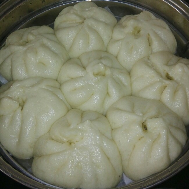 中式蒸包子（面团适用于鲜肉包，馒头，菜包均可）