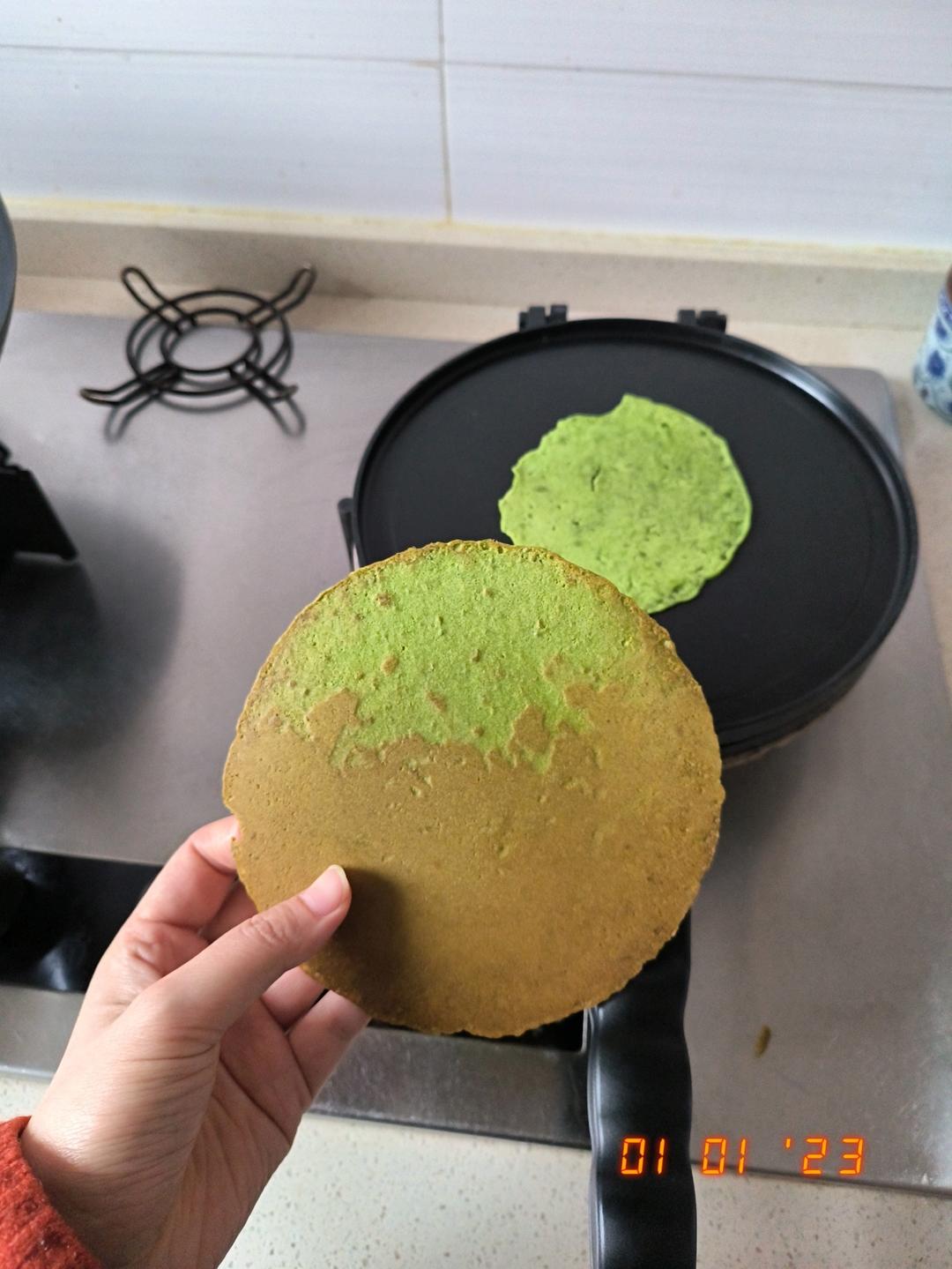 抹茶煎饼