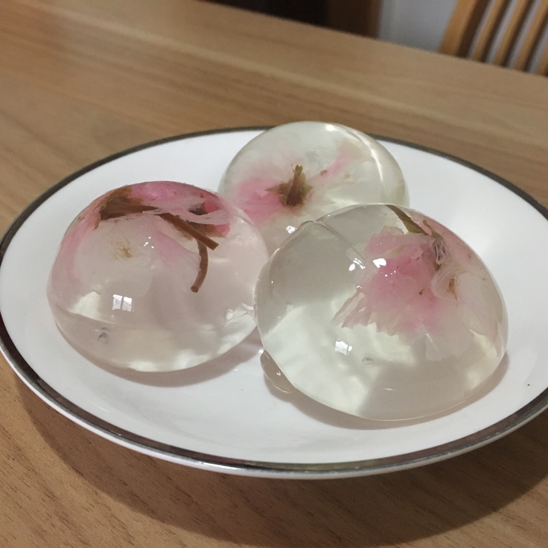 缪小缪miki做的日本最温柔的梦幻和菓子水信玄饼