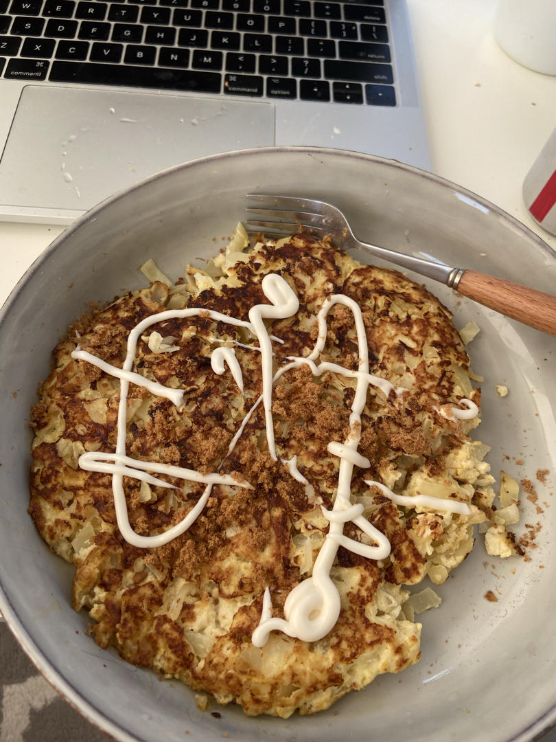 无面粉松软豆腐大阪烧