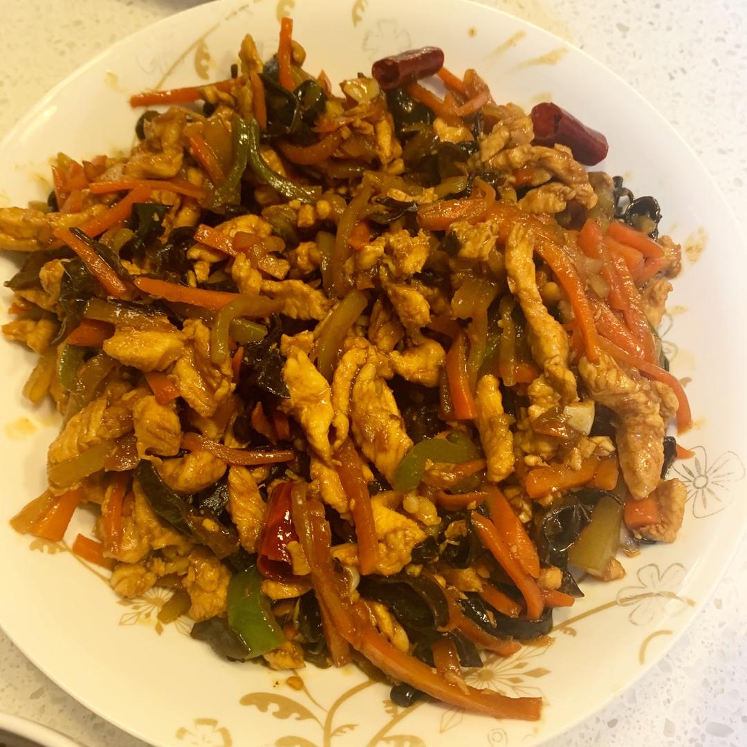 鱼香鸡丝