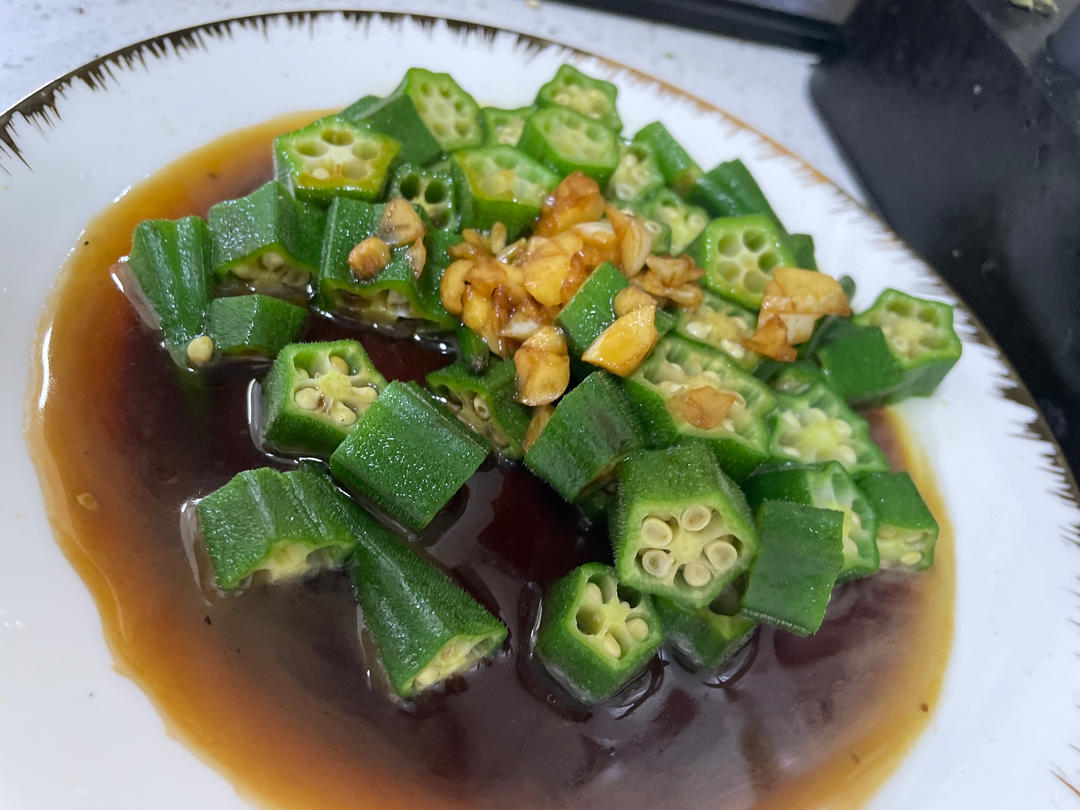 蒜蓉秋葵