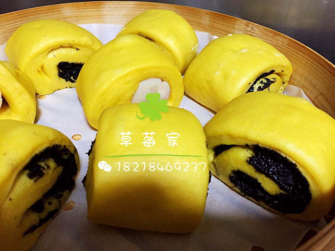 无蛋无奶南瓜杂粮低糖馒头