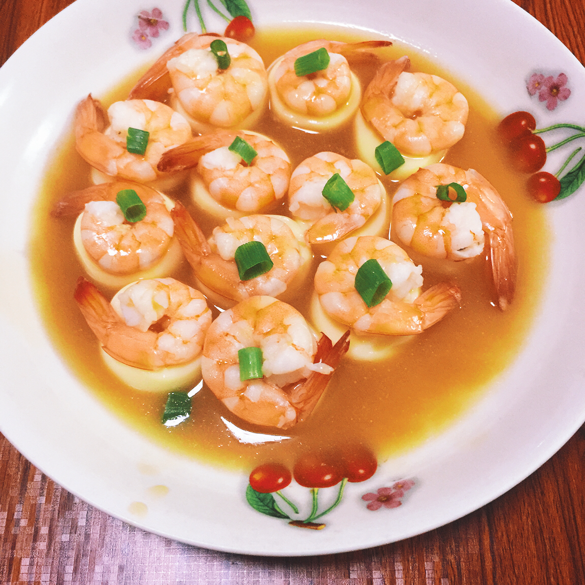 晨曦-80做的玉子虾仁