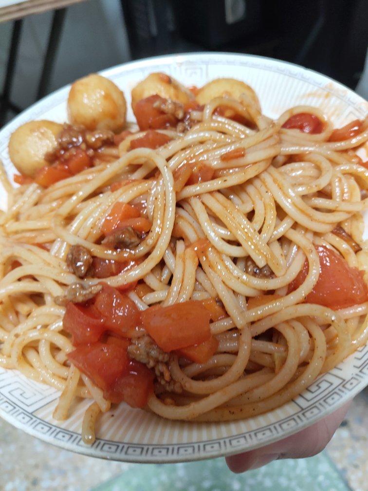 肉酱意面的做法，小兔奔跑轻食简餐教程