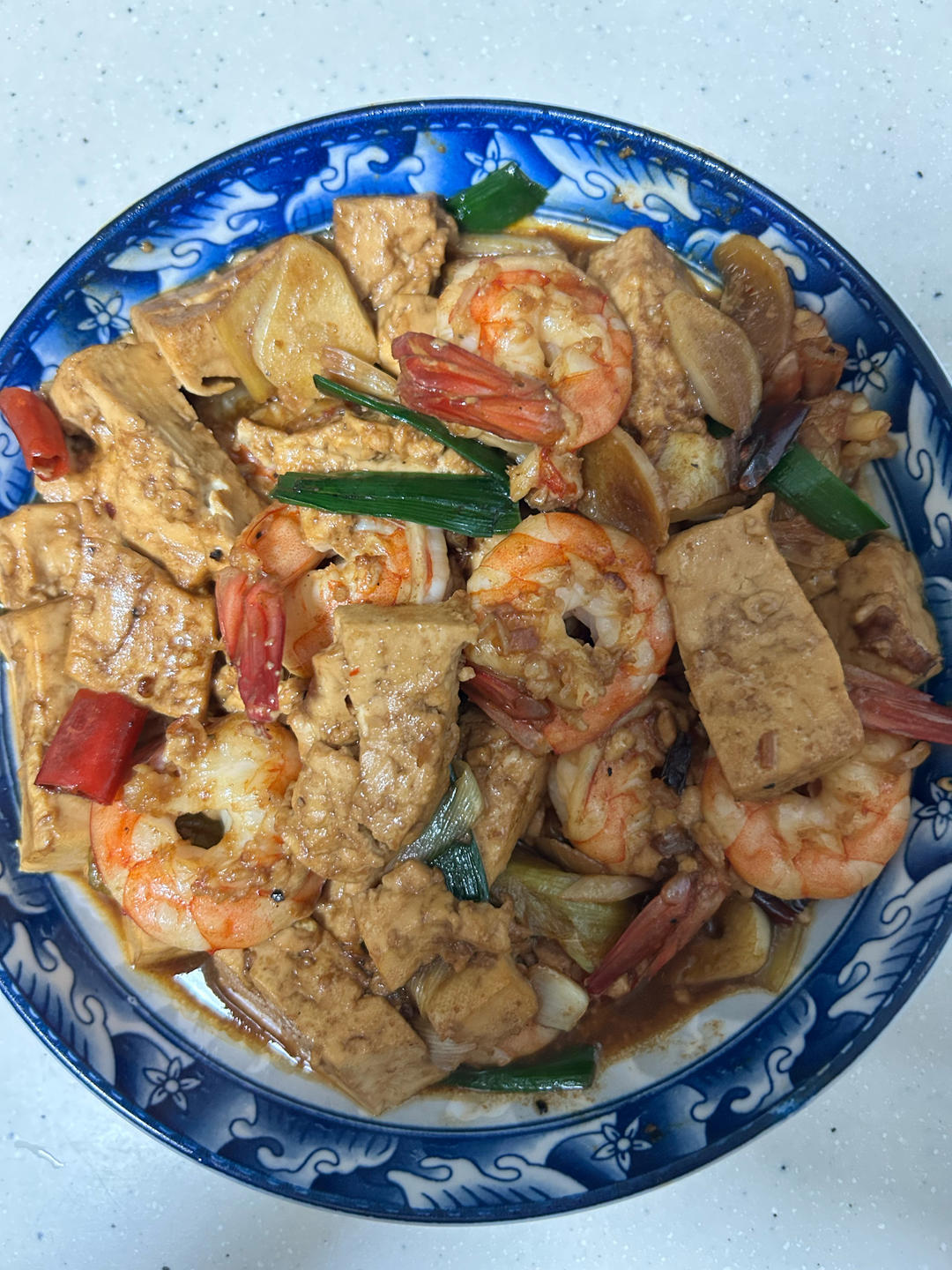 虾仁豆腐