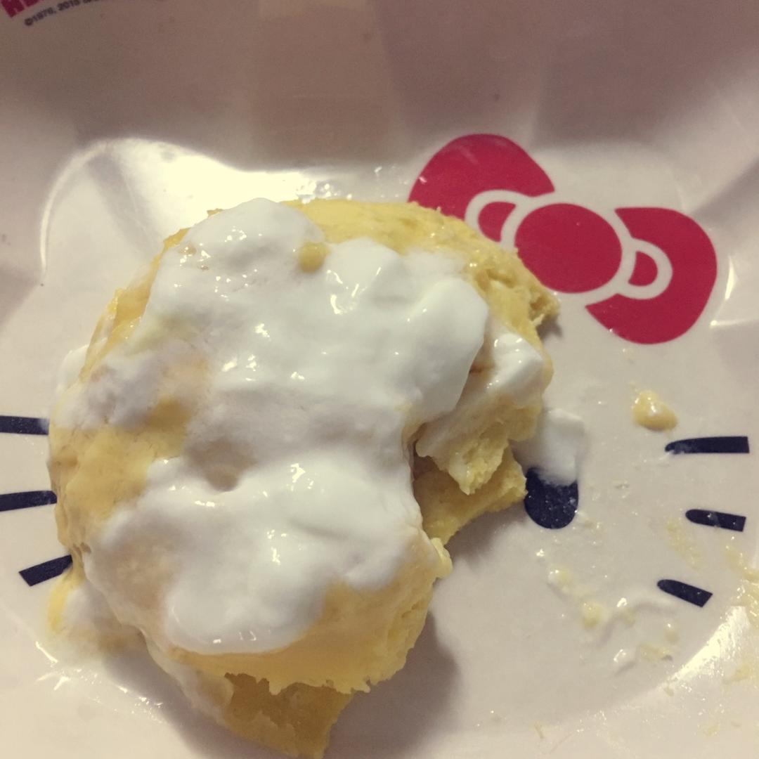 懒人食|1分钟微波炉柠檬酸奶小蛋糕（无油低脂版）