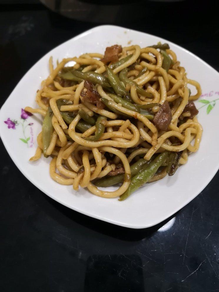 懒人版豆角焖面