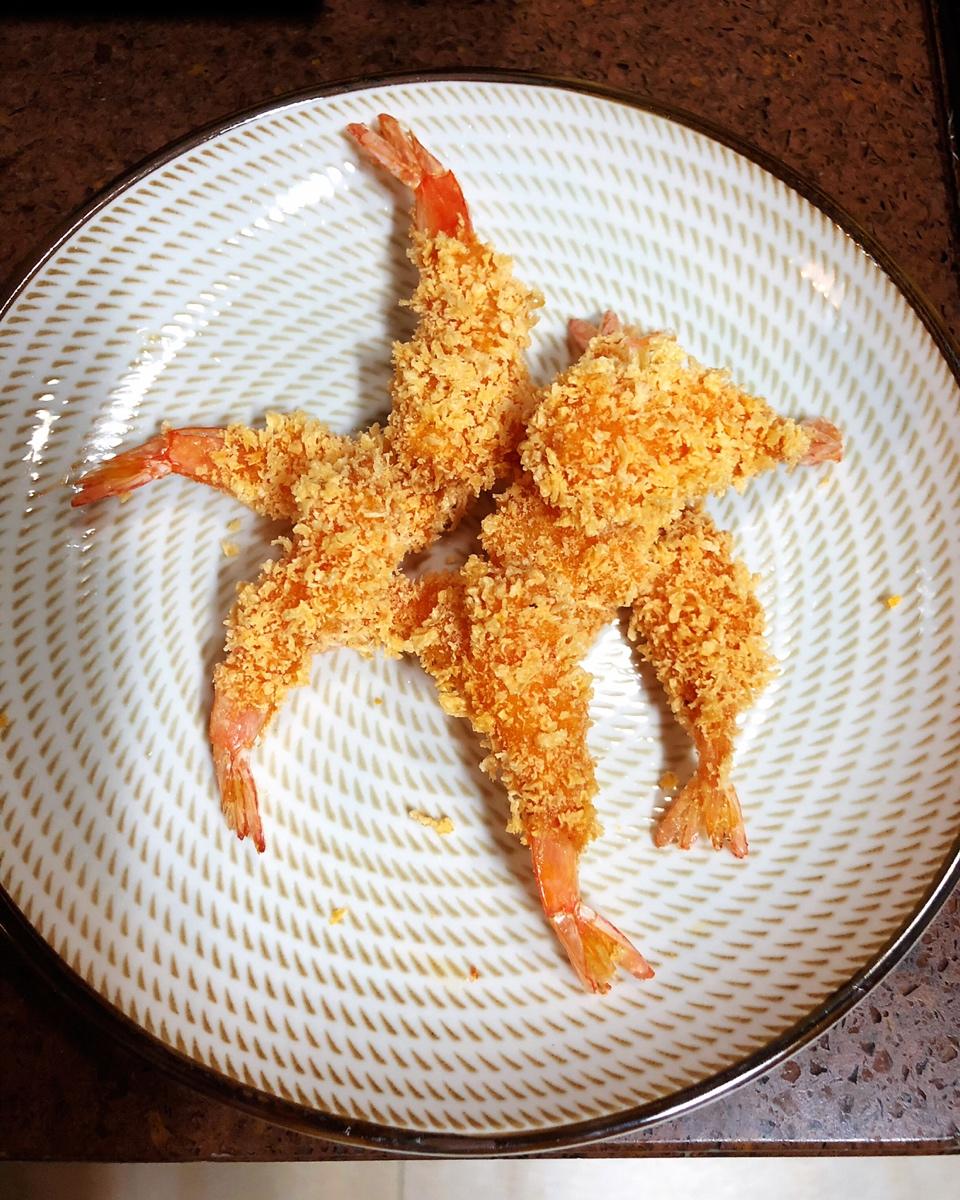 面包糠炸虾