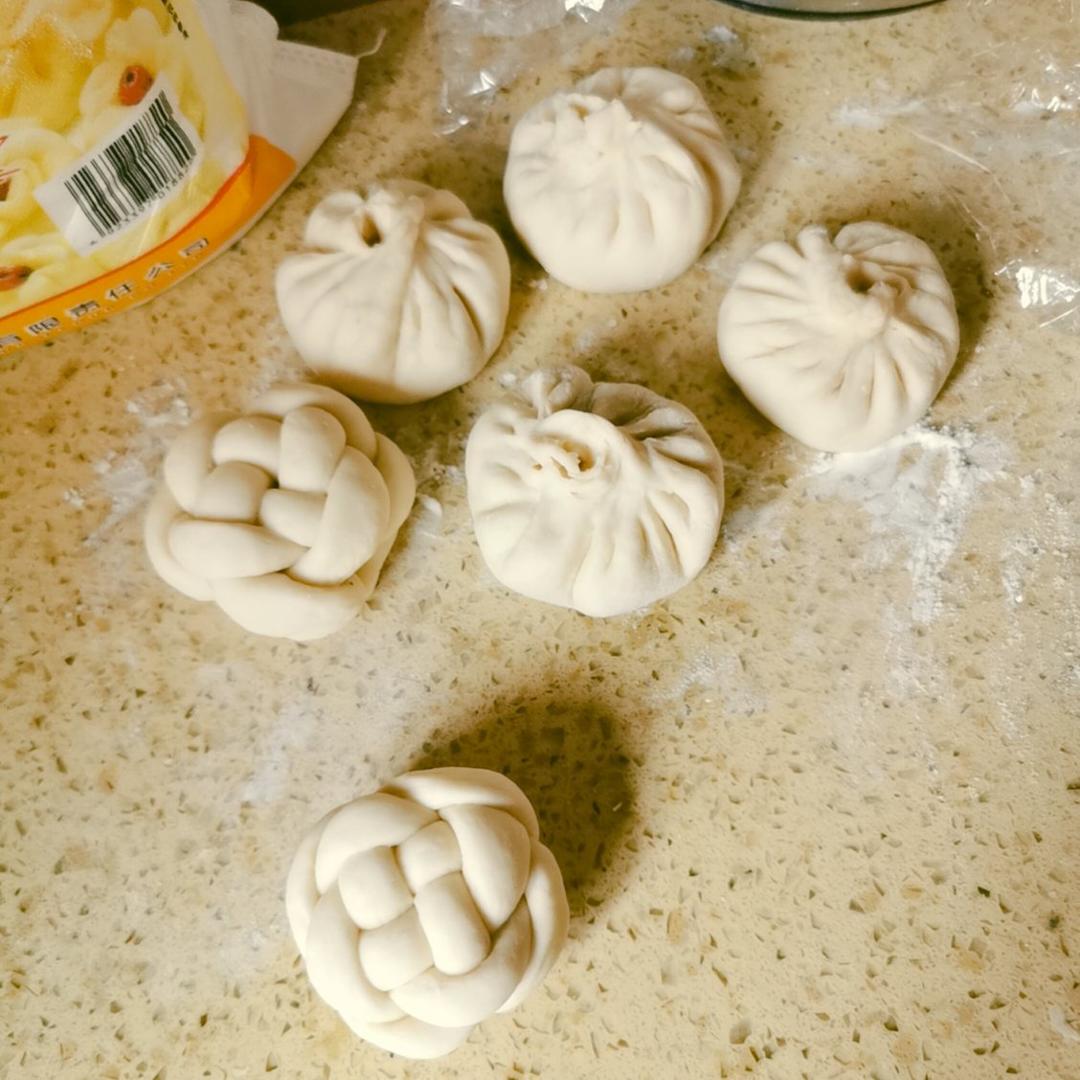 发酵面团-绣球包