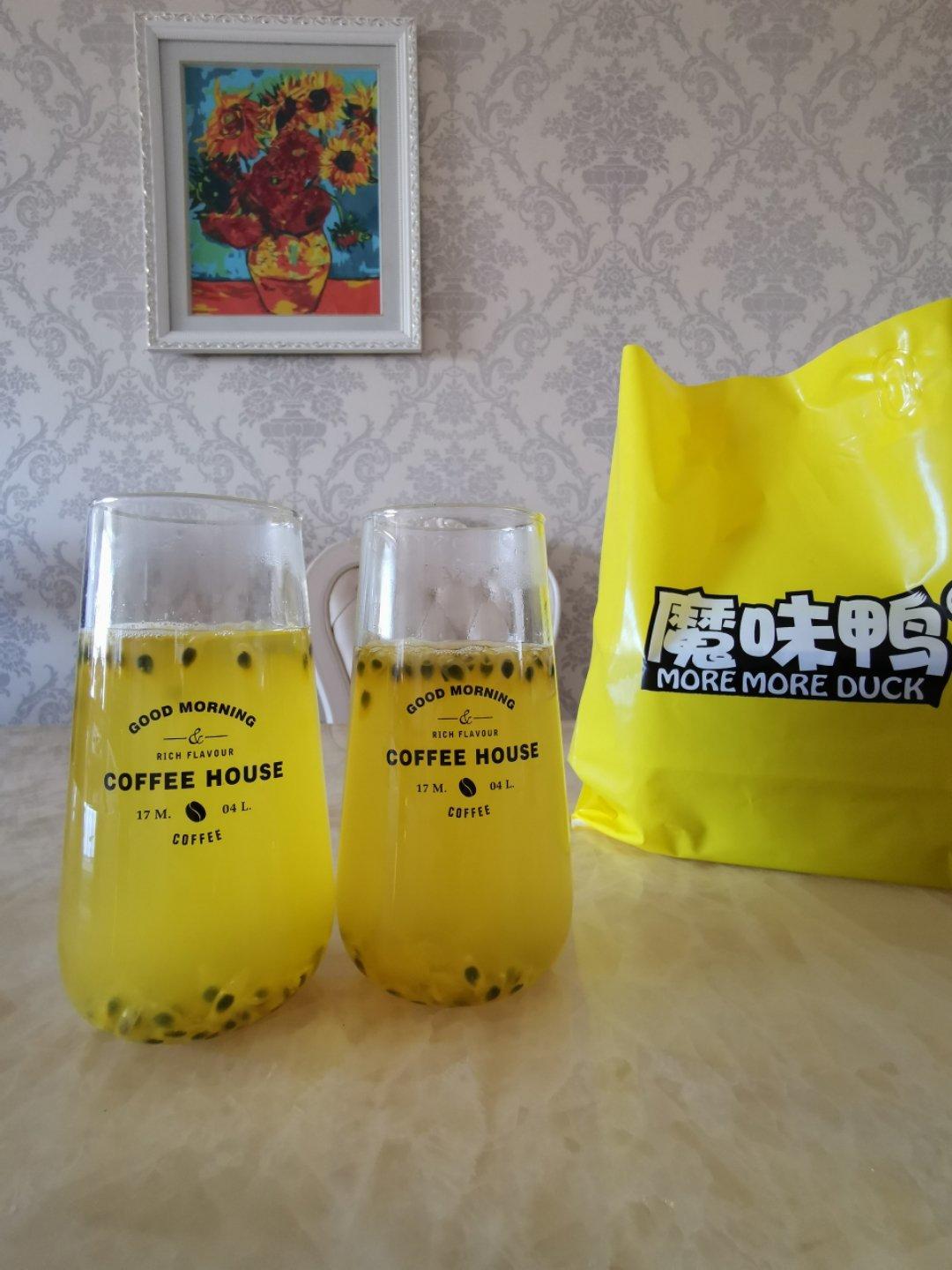 百香果的朴素吃法（百香果汁）