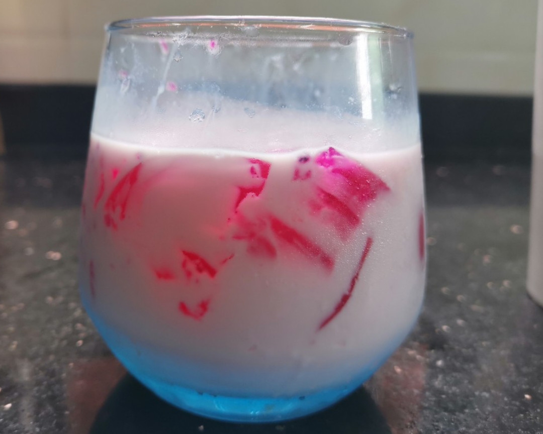 火龙果撞奶（白凉粉版）的做法 步骤10