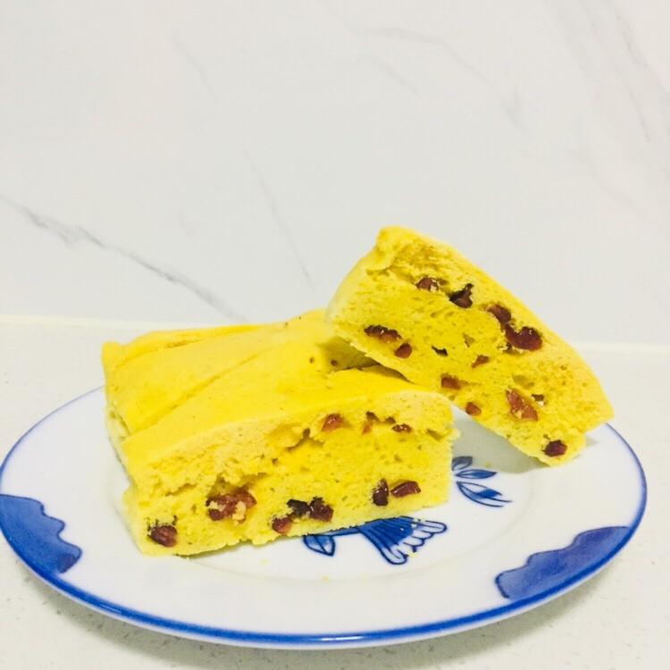 蔓越莓玉米面磅蛋糕（无糖无油）