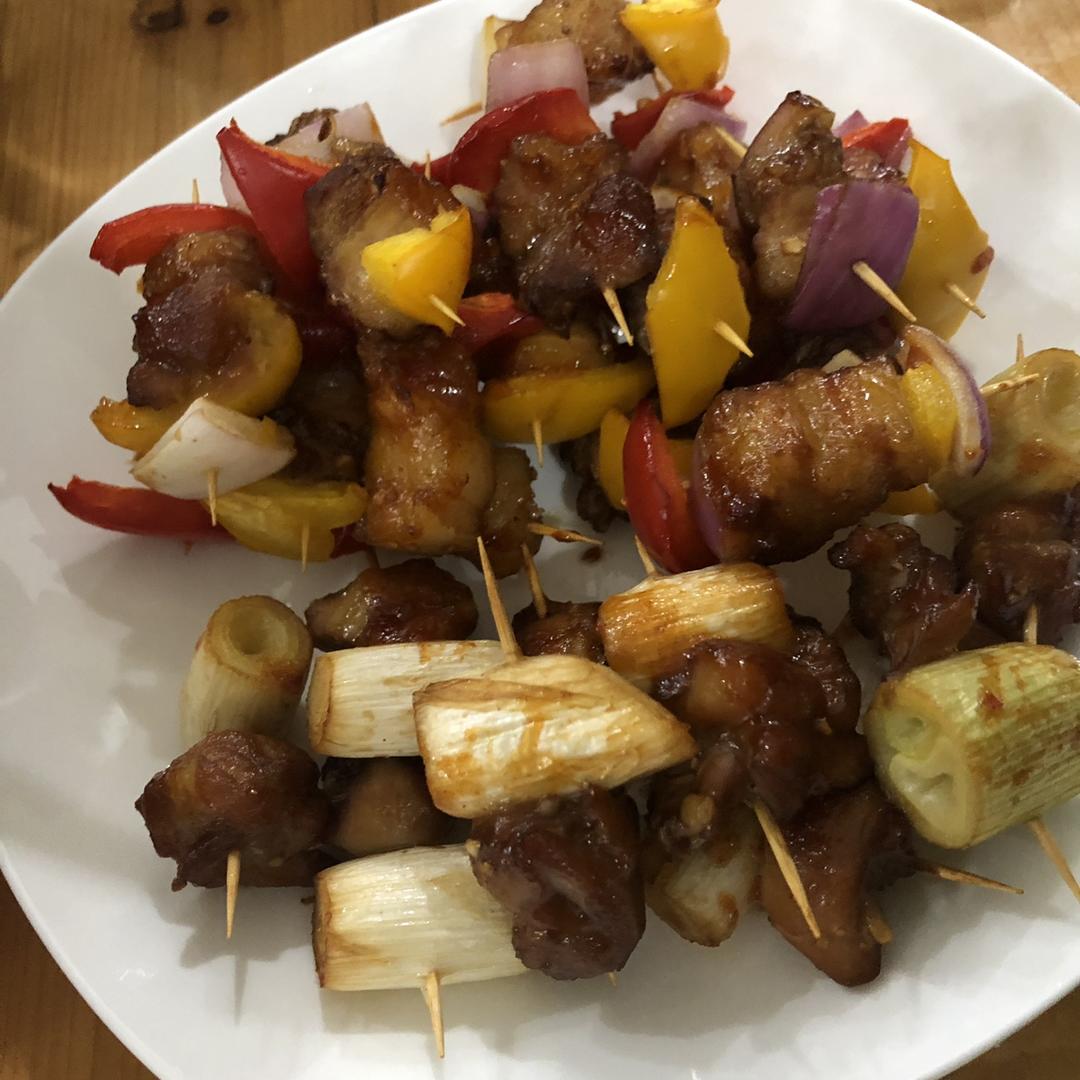 大葱鸡肉烤串(北鼎烤箱食谱)