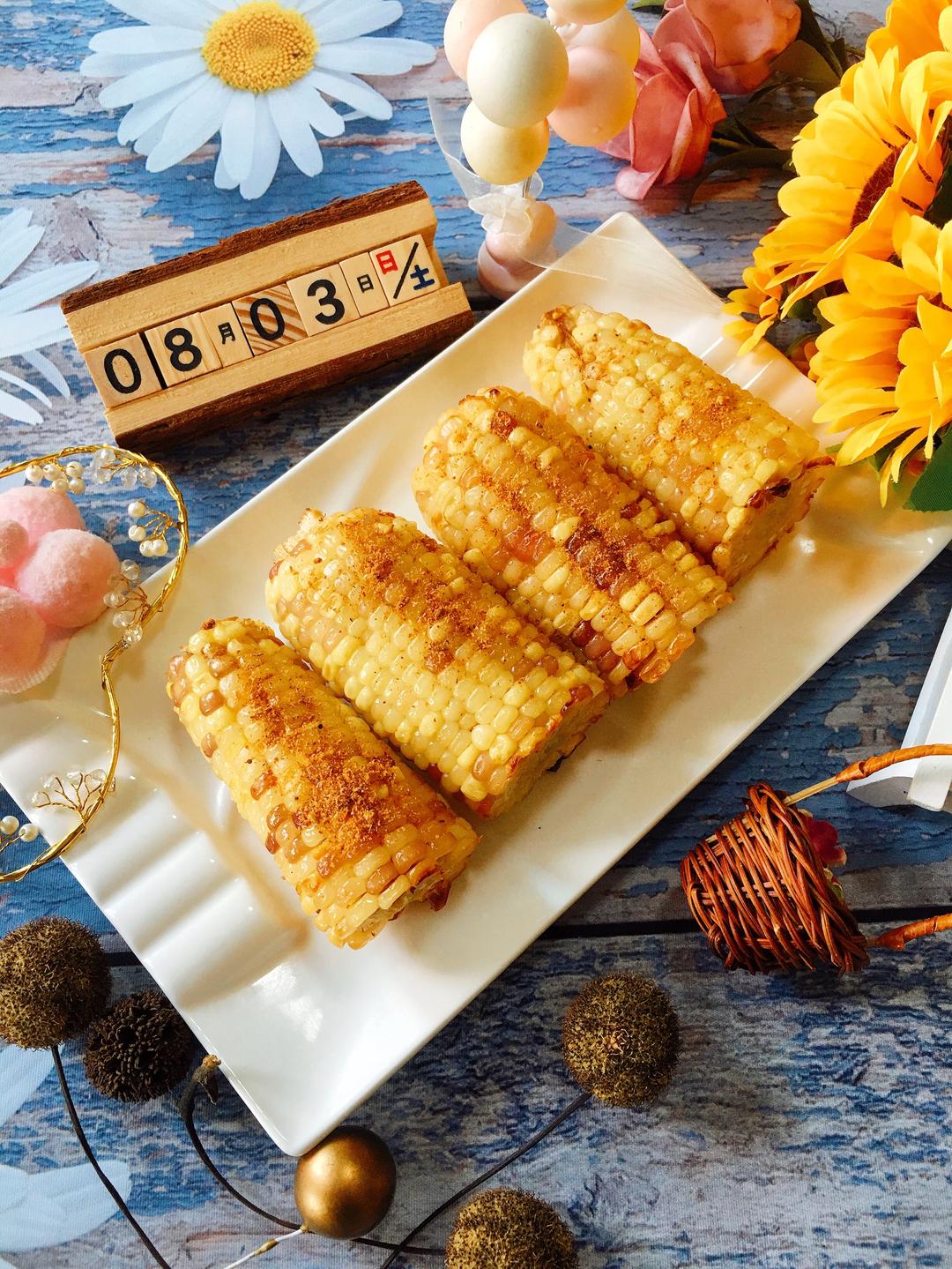 空气炸锅༄「烤玉米🌽🌽🌽」的做法