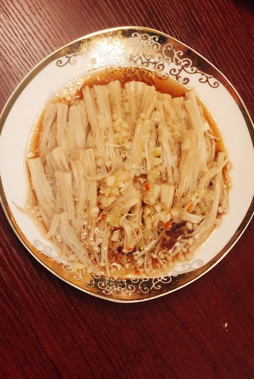 蒜蓉蒸金针菇