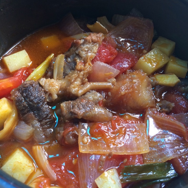 番茄牛腩(这样做牛肉不会老哦）