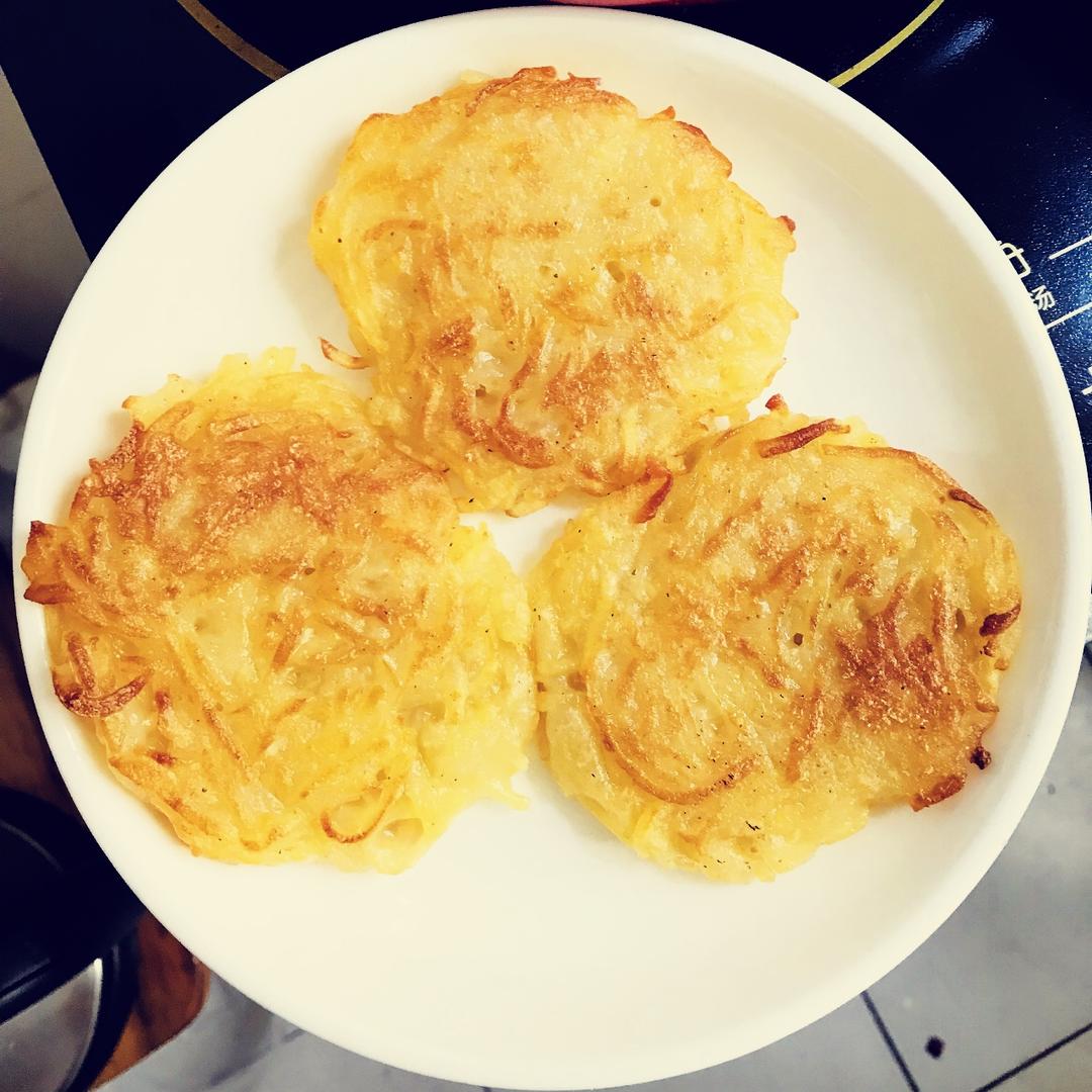 我是猪弟做的土豆饼