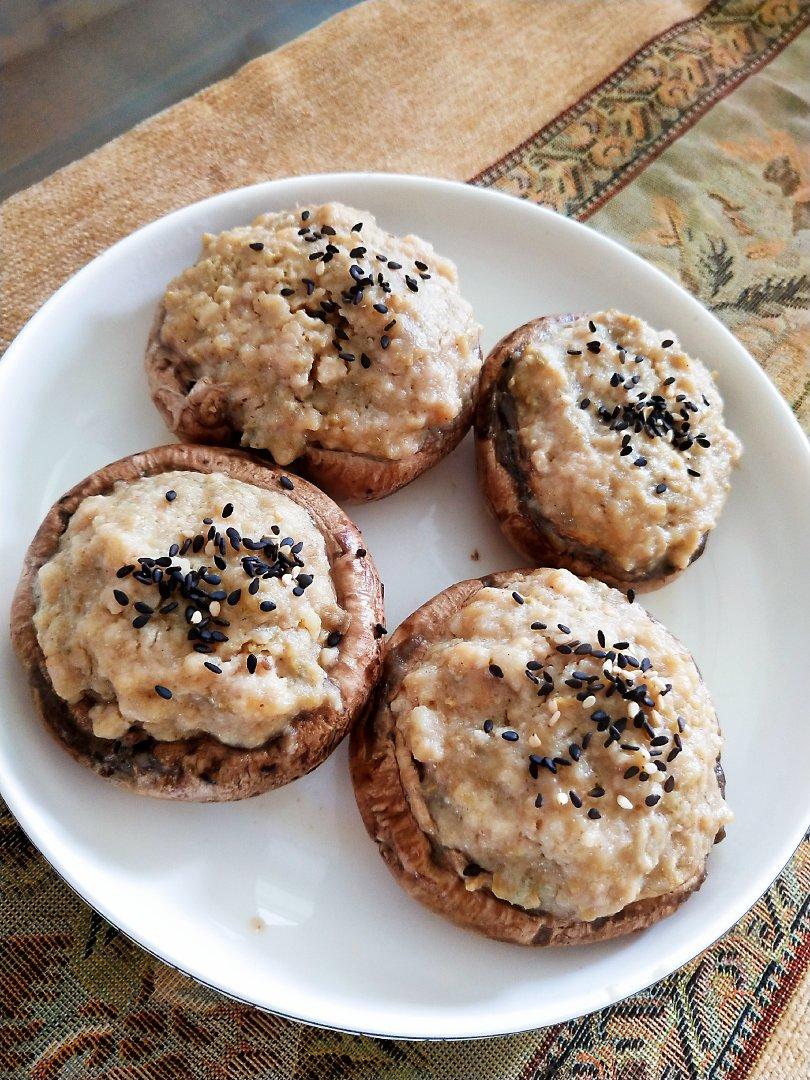 豆腐肉末酿香菇
