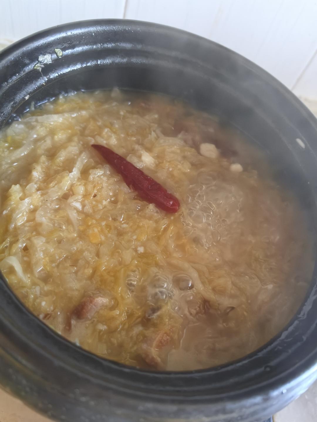 东北酸菜炖排骨