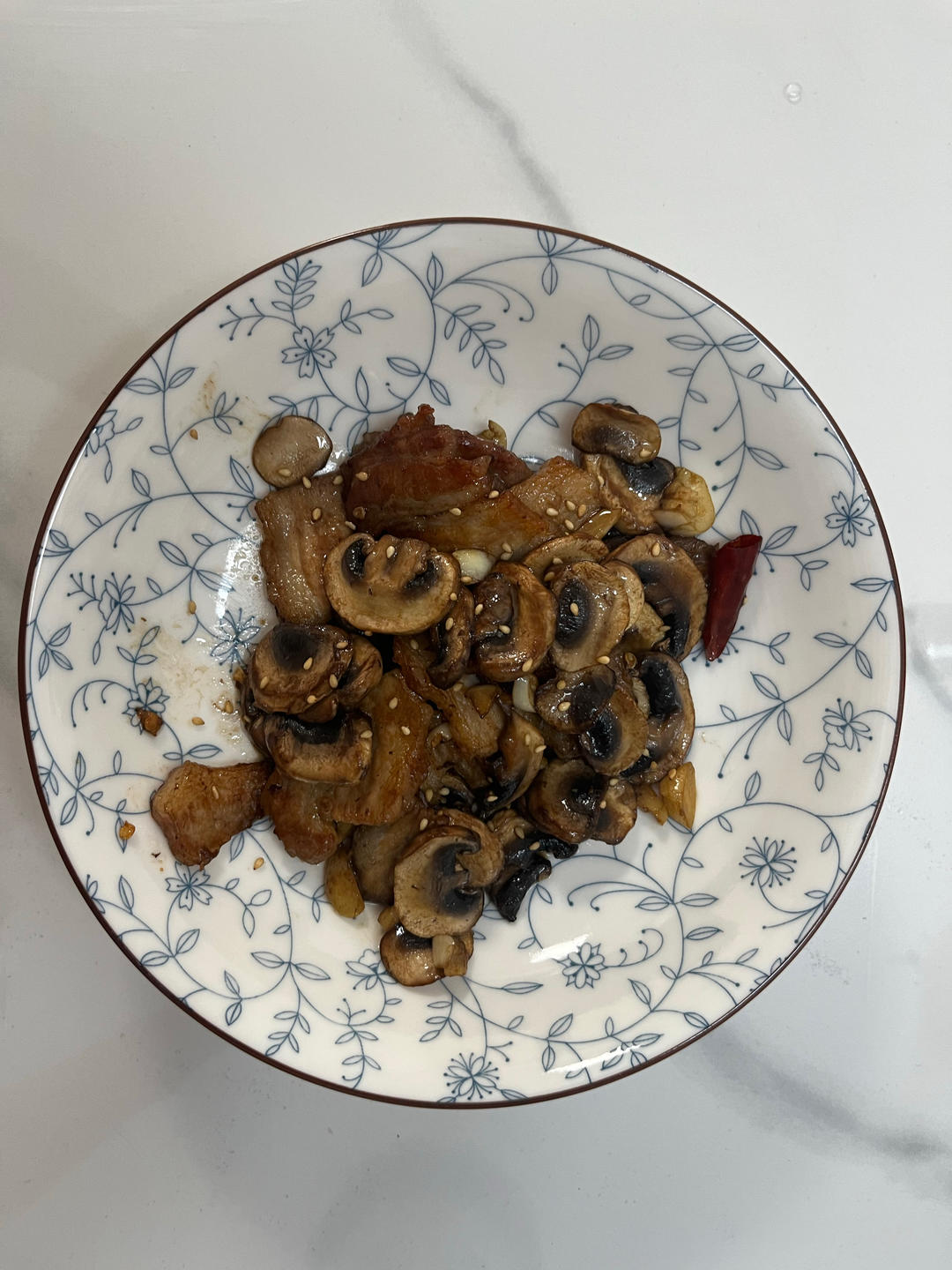 下饭菜之蘑菇炒肉片