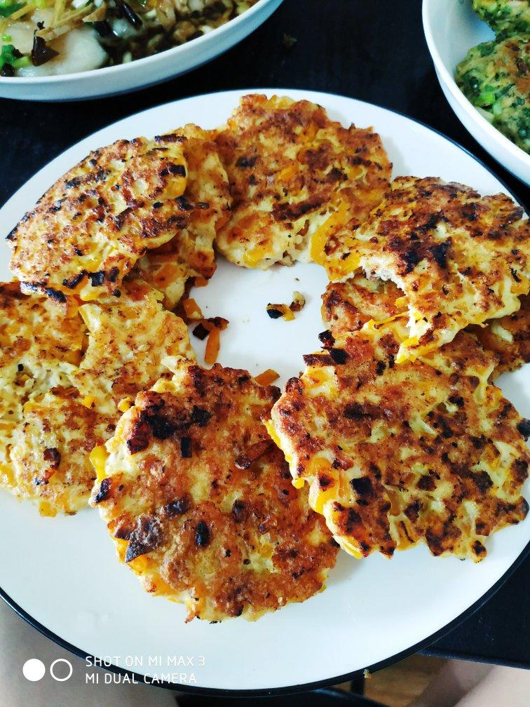 南瓜鸡胸肉饼