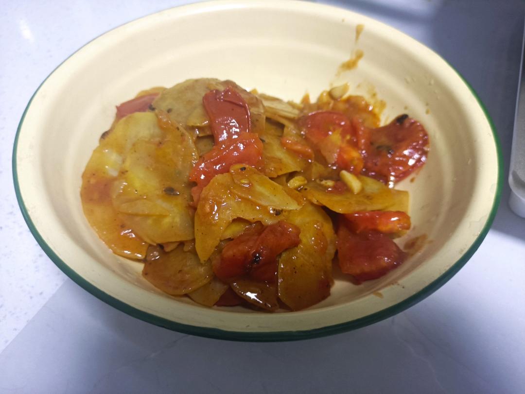 西红柿炒土豆