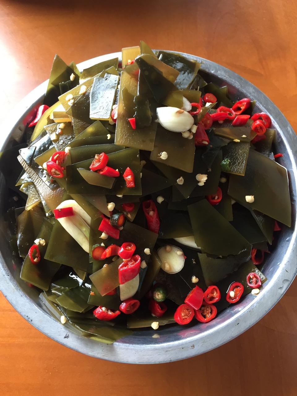 简单美味的酸辣海带块