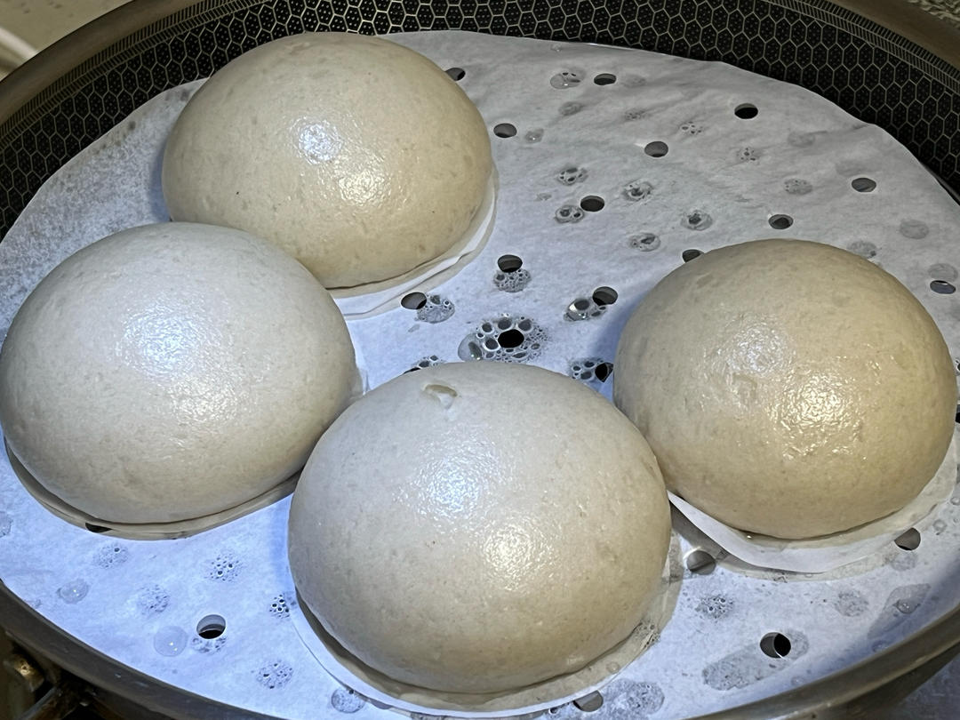 一次醒发，又喧又软，荞麦馒头……