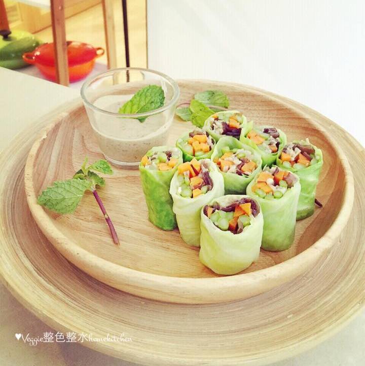 一口麻酱四宝卷的做法